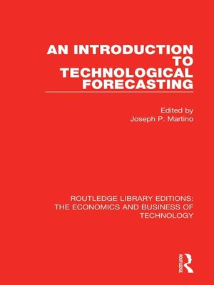 cover image of An Introduction to Technological Forecasting